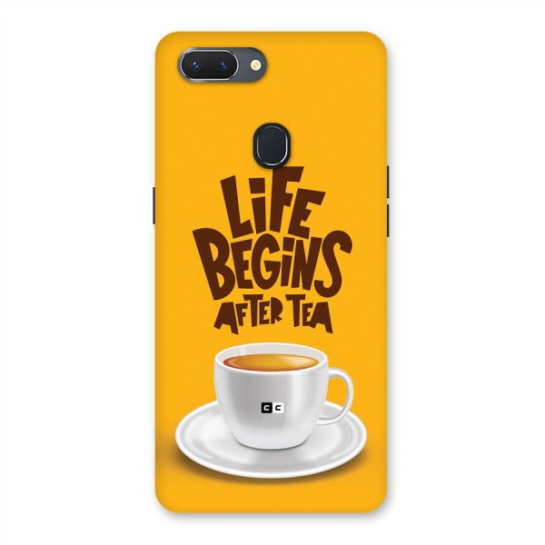 Begins After Tea Back Case for Realme 2