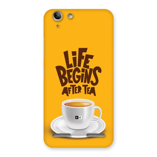 Begins After Tea Back Case for Vibe K5 Plus