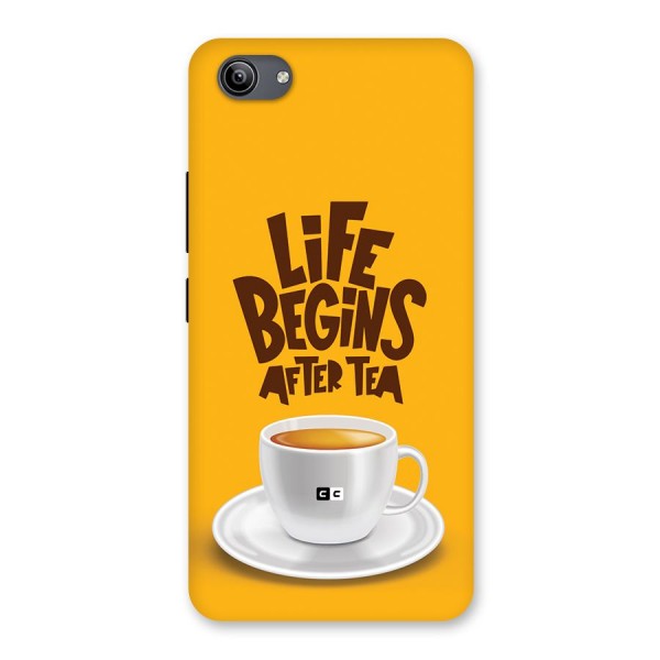 Begins After Tea Back Case for Vivo Y81i