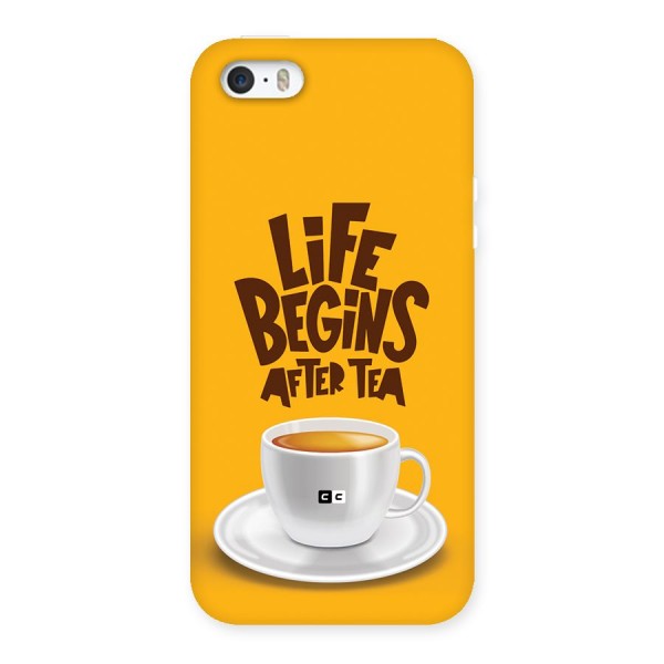 Begins After Tea Back Case for iPhone 5 5s