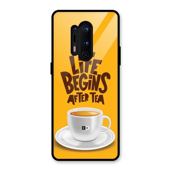 Begins After Tea Glass Back Case for OnePlus 8 Pro