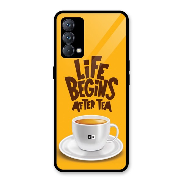 Begins After Tea Glass Back Case for Realme GT Master Edition