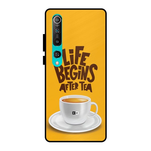 Begins After Tea Metal Back Case for Mi 10