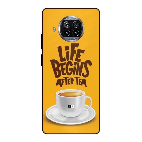 Begins After Tea Metal Back Case for Mi 10i