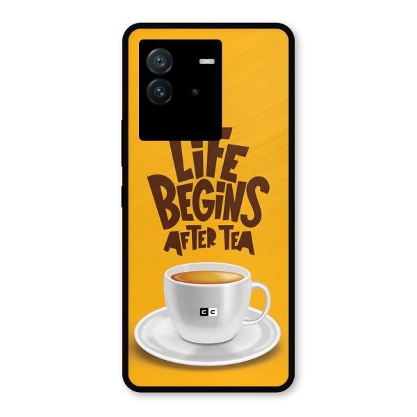 Begins After Tea Metal Back Case for iQOO Neo 6 5G