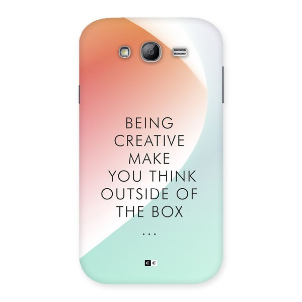 Being Creative Back Case for Galaxy Grand Neo Plus
