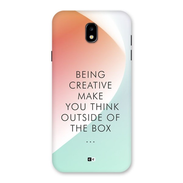 Being Creative Back Case for Galaxy J7 Pro