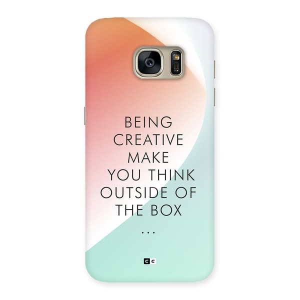 Being Creative Back Case for Galaxy S7