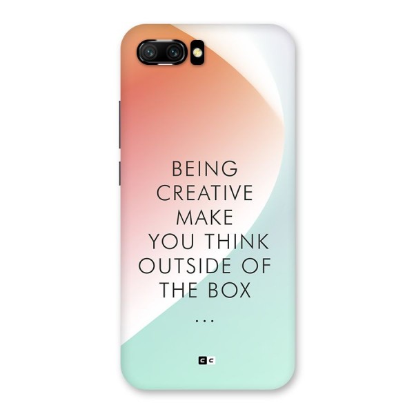 Being Creative Back Case for Honor 10