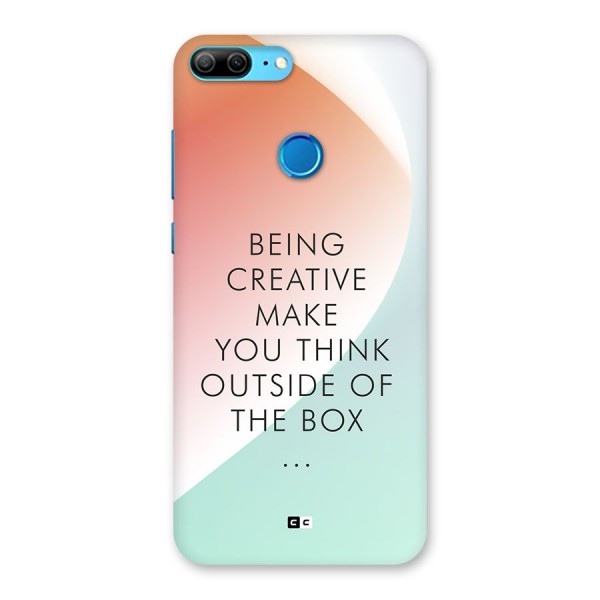 Being Creative Back Case for Honor 9 Lite