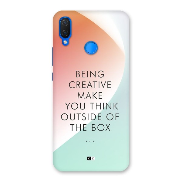 Being Creative Back Case for Huawei P Smart Plus