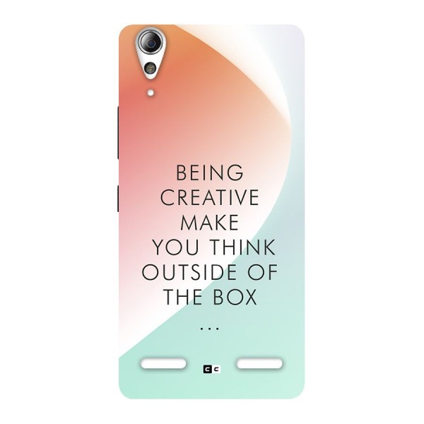 Being Creative Back Case for Lenovo A6000
