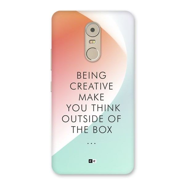 Being Creative Back Case for Lenovo K6 Note