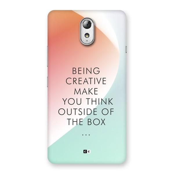 Being Creative Back Case for Lenovo Vibe P1M
