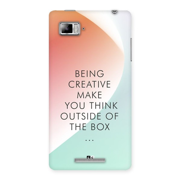 Being Creative Back Case for Lenovo Vibe Z K910