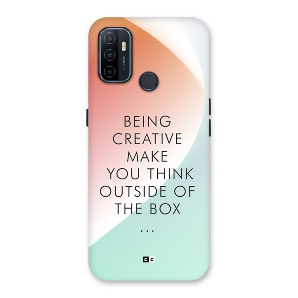 Being Creative Back Case for Oppo A33 (2020)
