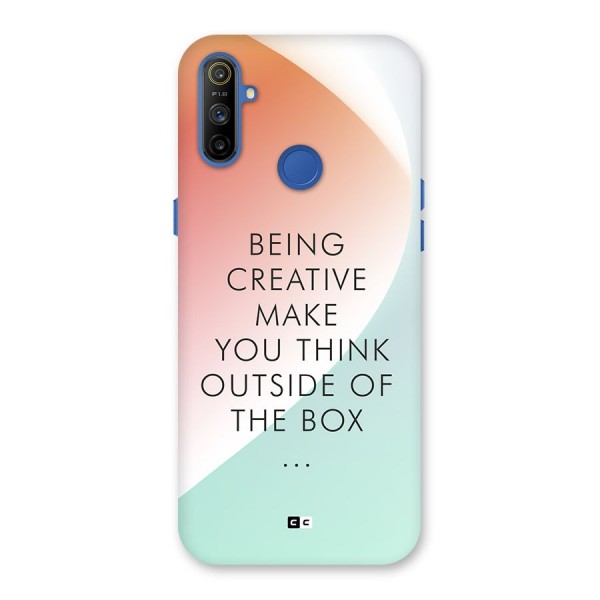 Being Creative Back Case for Realme Narzo 10A