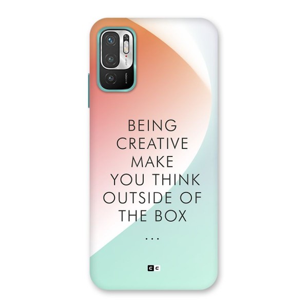 Being Creative Back Case for Redmi Note 10T 5G