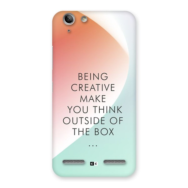Being Creative Back Case for Vibe K5 Plus