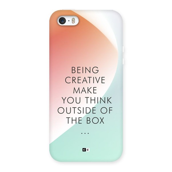Being Creative Back Case for iPhone SE 2016