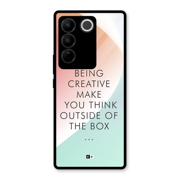 Being Creative Glass Back Case for Vivo V27