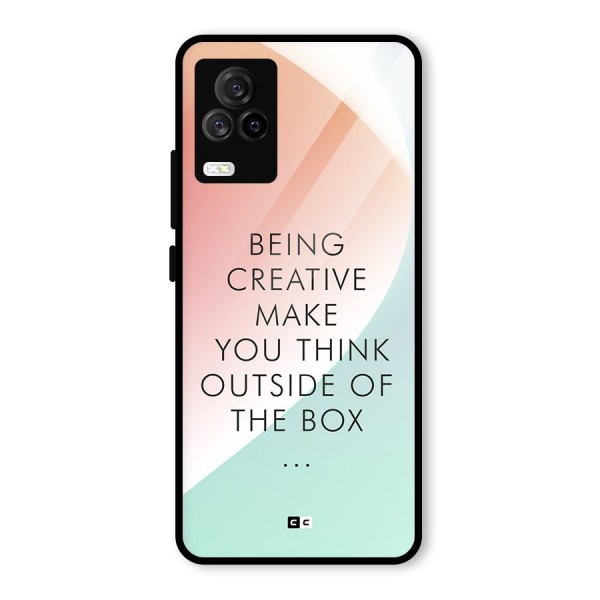 Being Creative Glass Back Case for Vivo iQOO 7 Legend 5G