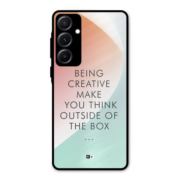 Being Creative Metal Back Case for Galaxy A55