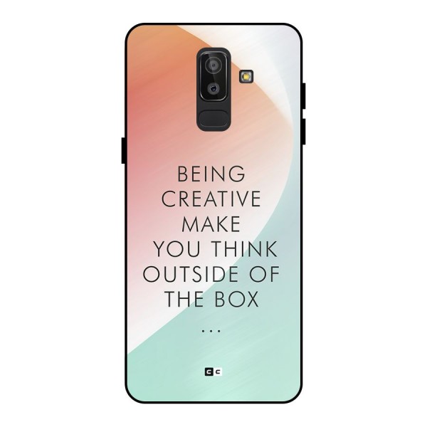 Being Creative Metal Back Case for Galaxy J8