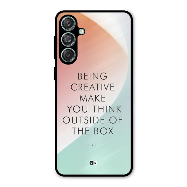 Being Creative Metal Back Case for Galaxy M55 5G
