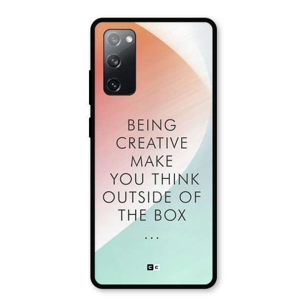 Being Creative Metal Back Case for Galaxy S20 FE 5G