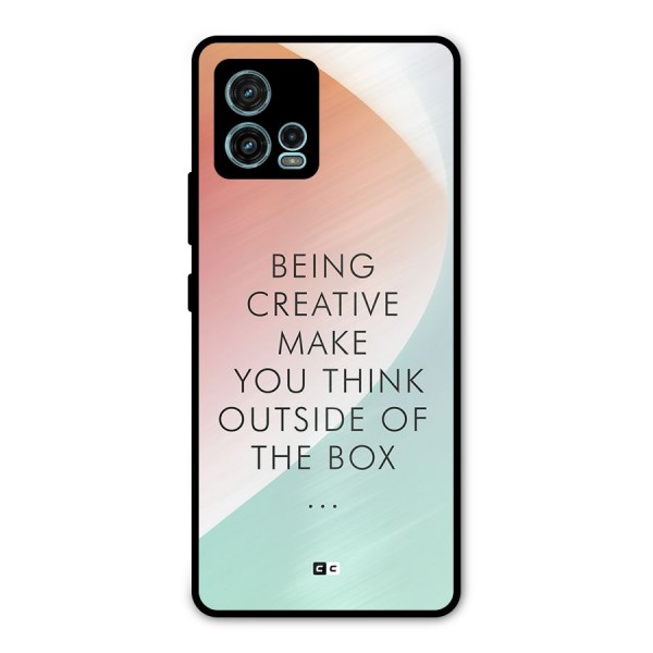 Being Creative Metal Back Case for Moto G72