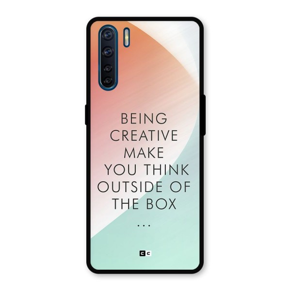 Being Creative Metal Back Case for Oppo F15