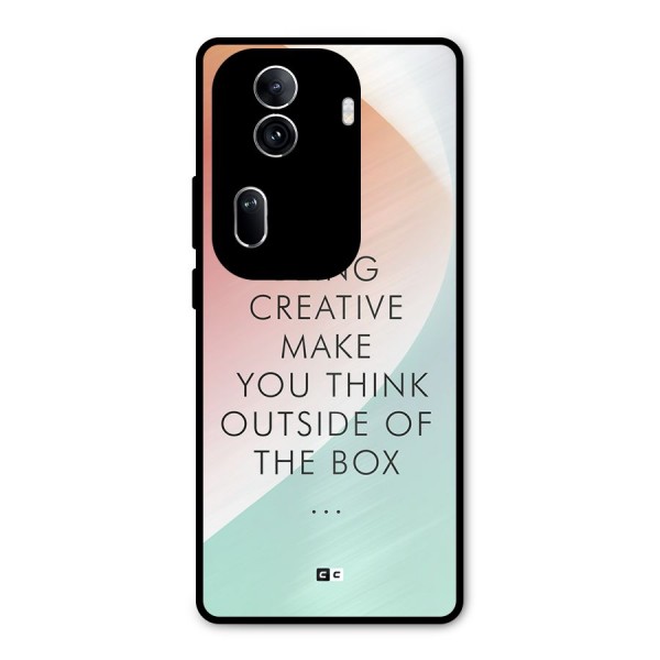 Being Creative Metal Back Case for Oppo Reno11 Pro 5G
