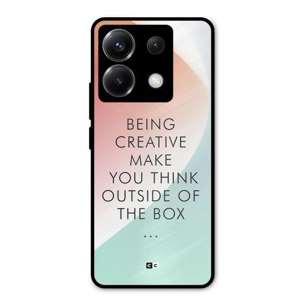 Being Creative Metal Back Case for Poco X6