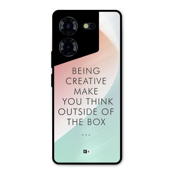 Being Creative Metal Back Case for Tecno Pova 5 Pro 5G