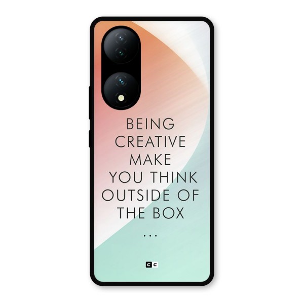 Being Creative Metal Back Case for Vivo T2