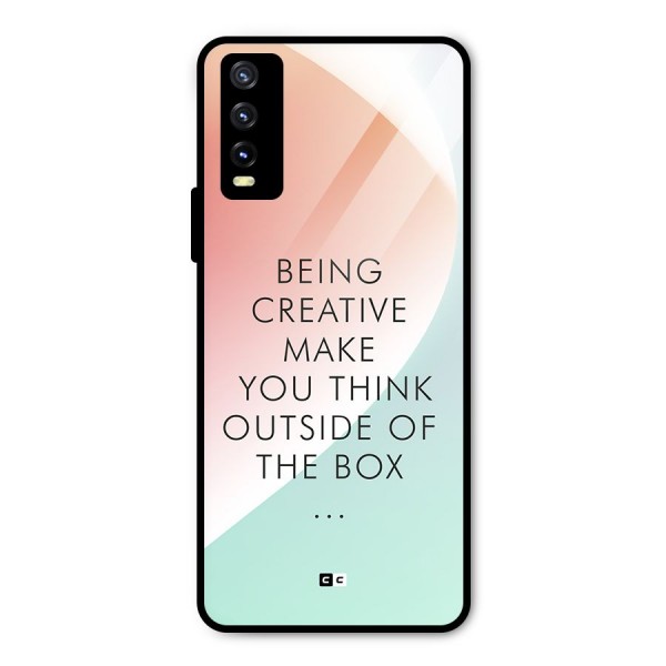 Being Creative Metal Back Case for Vivo Y20t