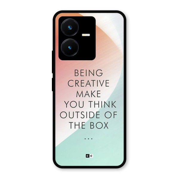 Being Creative Metal Back Case for Vivo Y22