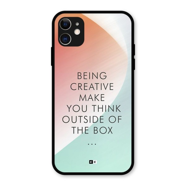 Being Creative Metal Back Case for iPhone 11