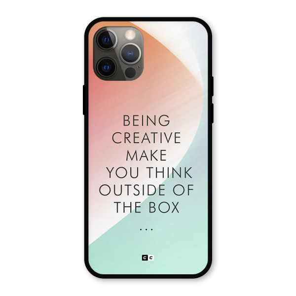 Being Creative Metal Back Case for iPhone 12 Pro