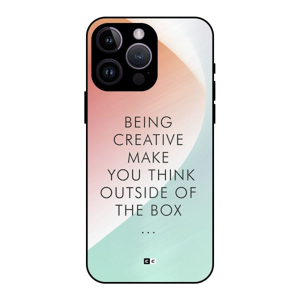 Being Creative Metal Back Case for iPhone 14 Pro Max