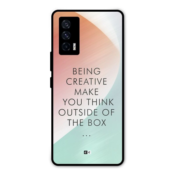 Being Creative Metal Back Case for iQOO 7 5G
