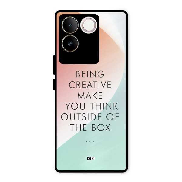 Being Creative Metal Back Case for iQOO Z7 Pro
