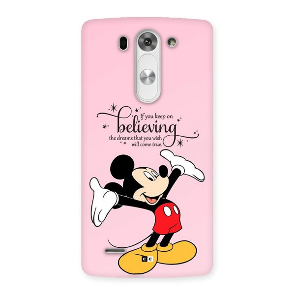 Believing Dreams Back Case for LG G3 Beat