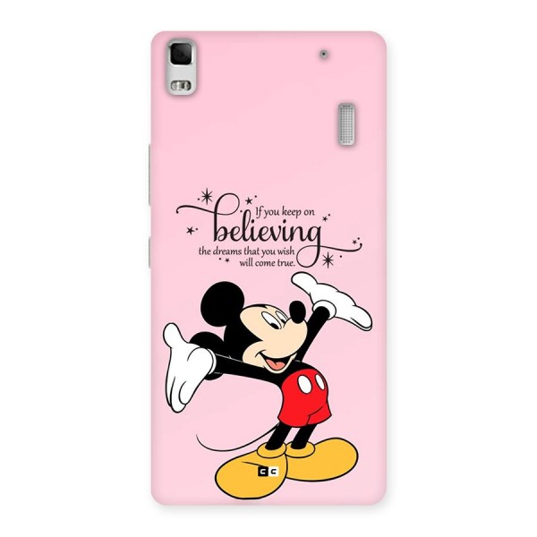 Believing Dreams Back Case for Lenovo K3 Note