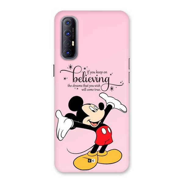 Believing Dreams Back Case for Oppo Reno3 Pro