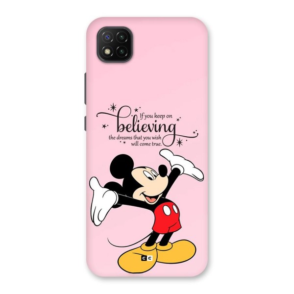 Believing Dreams Back Case for Poco C3