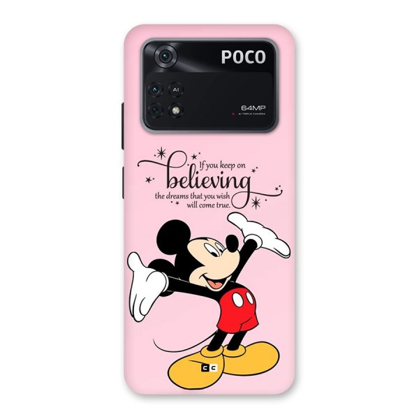 Believing Dreams Back Case for Poco M4 Pro 4G
