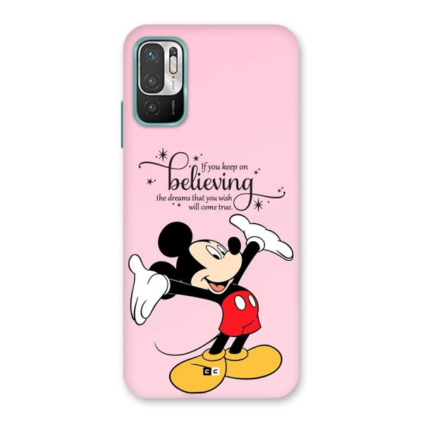 Believing Dreams Back Case for Redmi Note 10T 5G