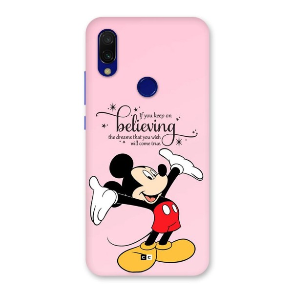 Believing Dreams Back Case for Redmi Y3